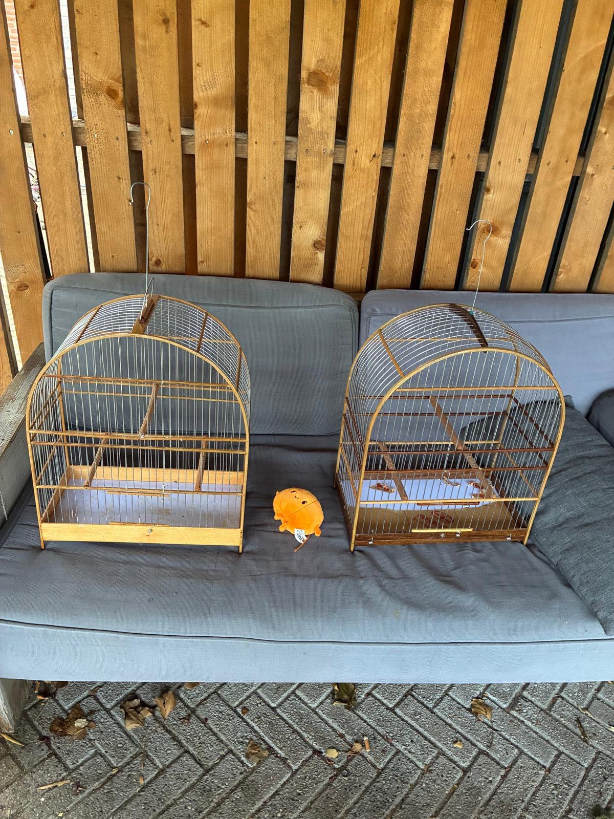 Pistoletkooi surinaamse vogelkooi, Ophalen, Zo goed als nieuw, Hout, Vogelkooi