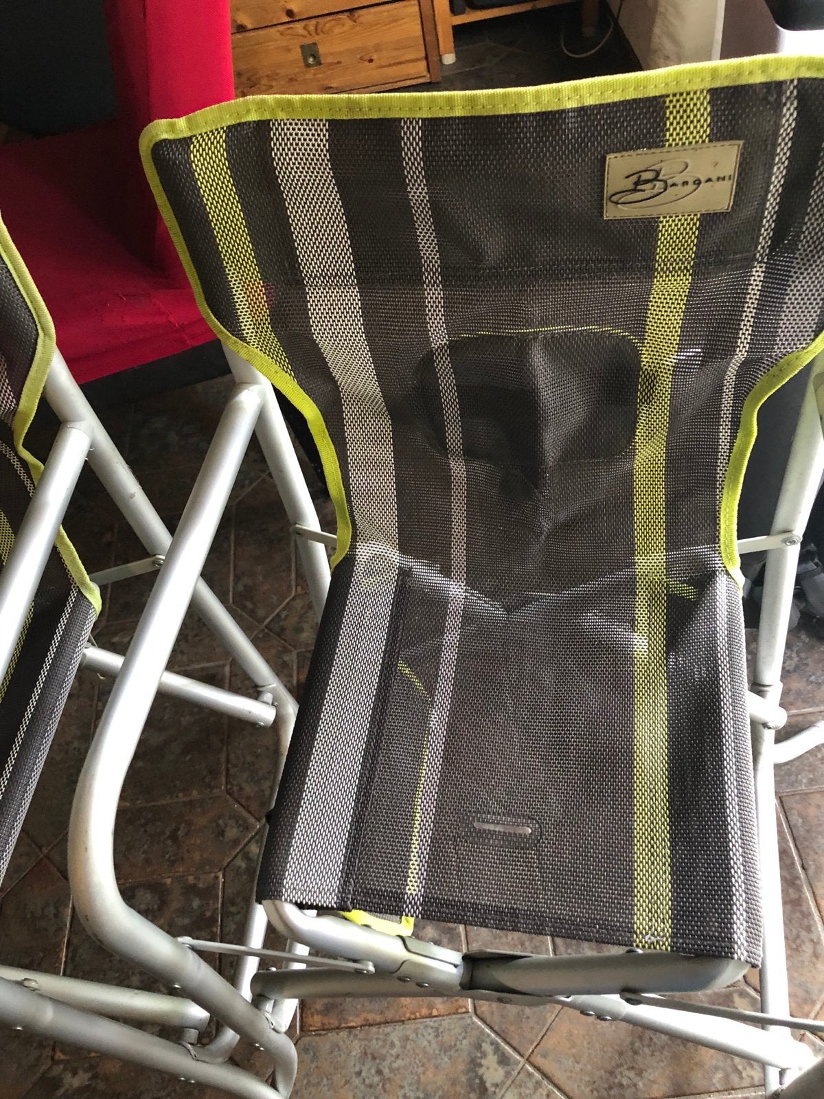 Set van 2 kinder camping stoelen van Bardani, Ophalen of Verzenden, Gebruikt, Campingstoel