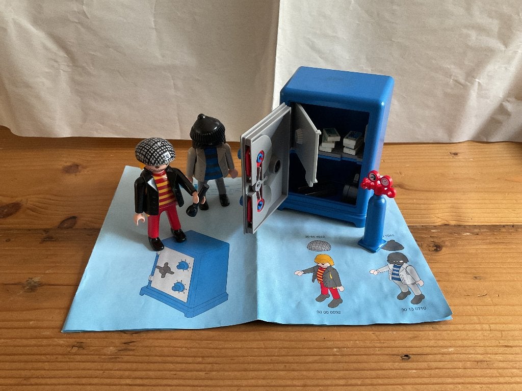 Playmobil bankrovers, Ophalen of Verzenden, Gebruikt, Complete set, Overige typen
