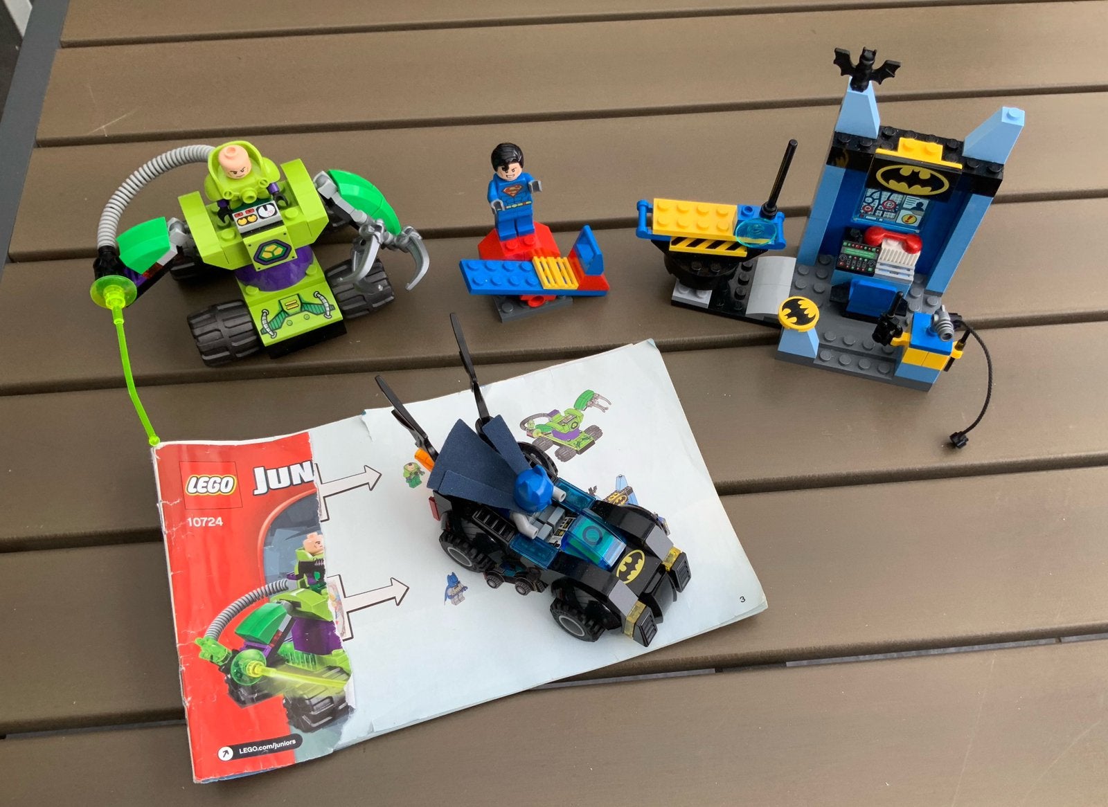 Lego Junior 10724, Batman,Superman,Lex Luther., Ophalen of Verzenden, Zo goed als nieuw
