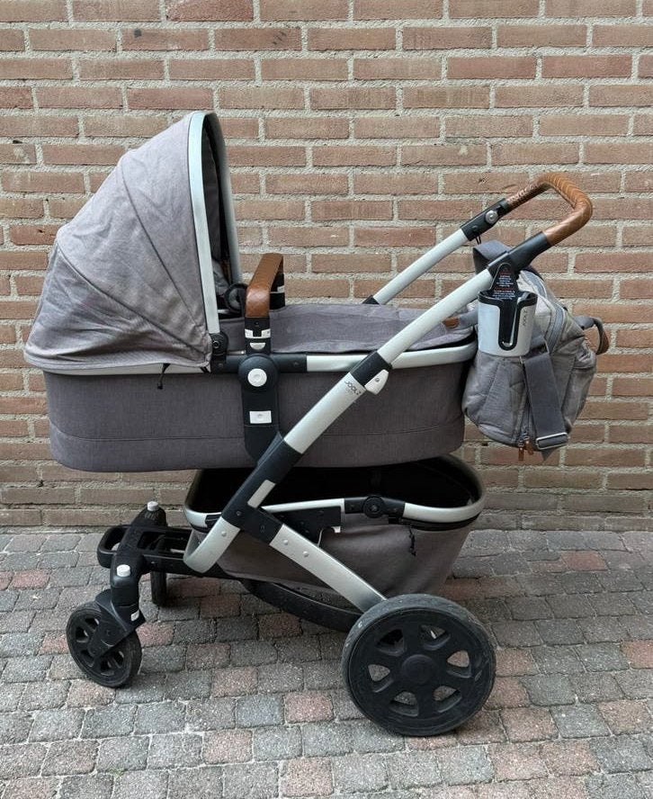 Joolz Geo 2 + luiertas, voetenzak, regenhoes etc, Kinderen en Baby's, Kinderwagens en Combinaties, Gebruikt, Verstelbare duwstang