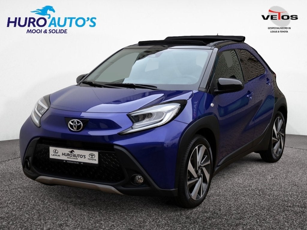 Toyota Aygo X 1.0 VVT-i MT Premium | Cabrio | JBL | Stoelver, Keurmerk '100% Onderhouden', Gebruikt, Leder en Stof, 3 cilinders