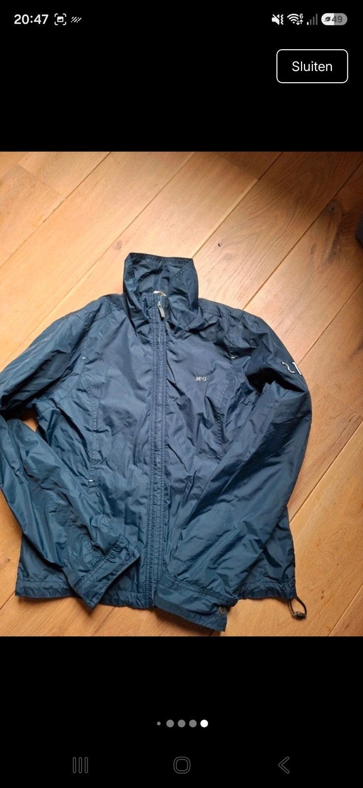 McGregor jas maat 38 (M), Maat 38/40 (M), McGregor, Blauw, Ophalen of Verzenden