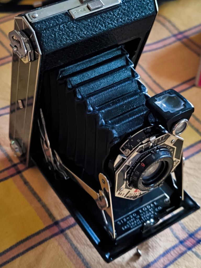 SIX.20 KODAK BLACK F6.3 Kodak anastigmat metric, Ophalen of Verzenden, Compact, Kodak