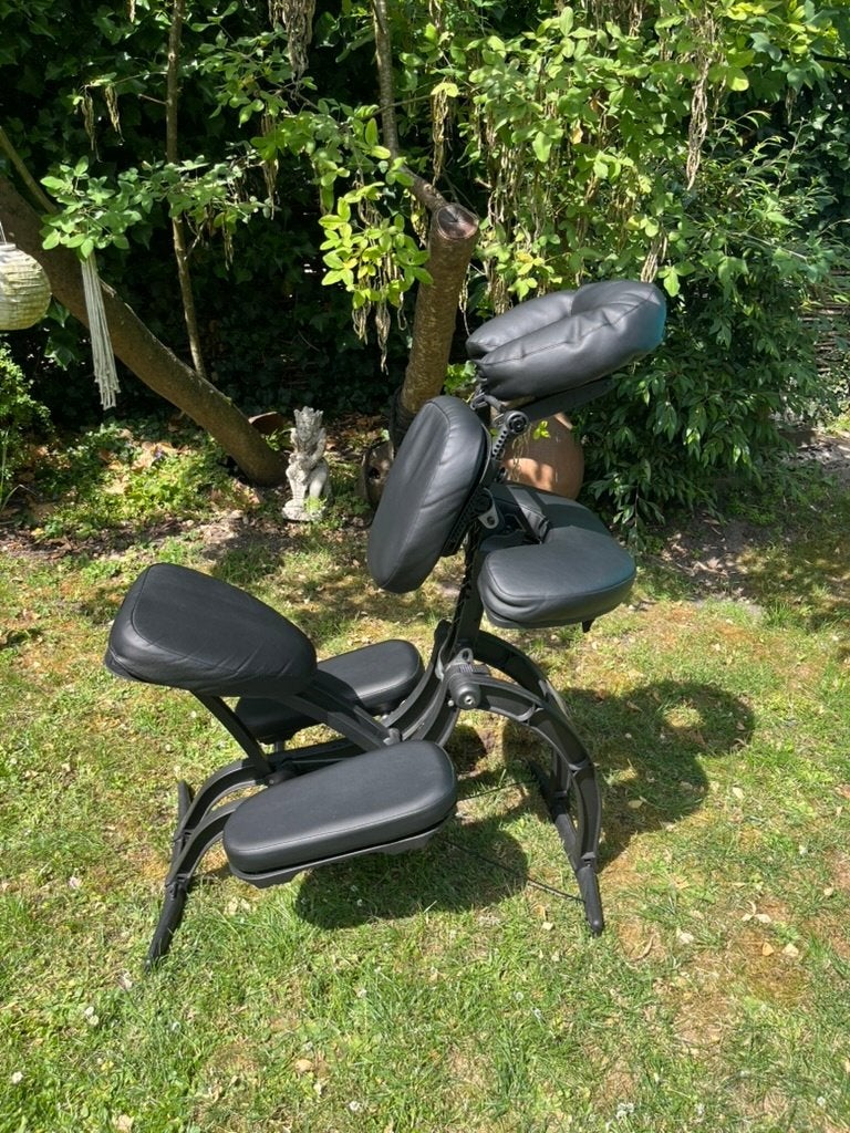 Earthlite Avila II professionele massagestoel + trolley, Ophalen, Zo goed als nieuw, Massagestoel of Kussen