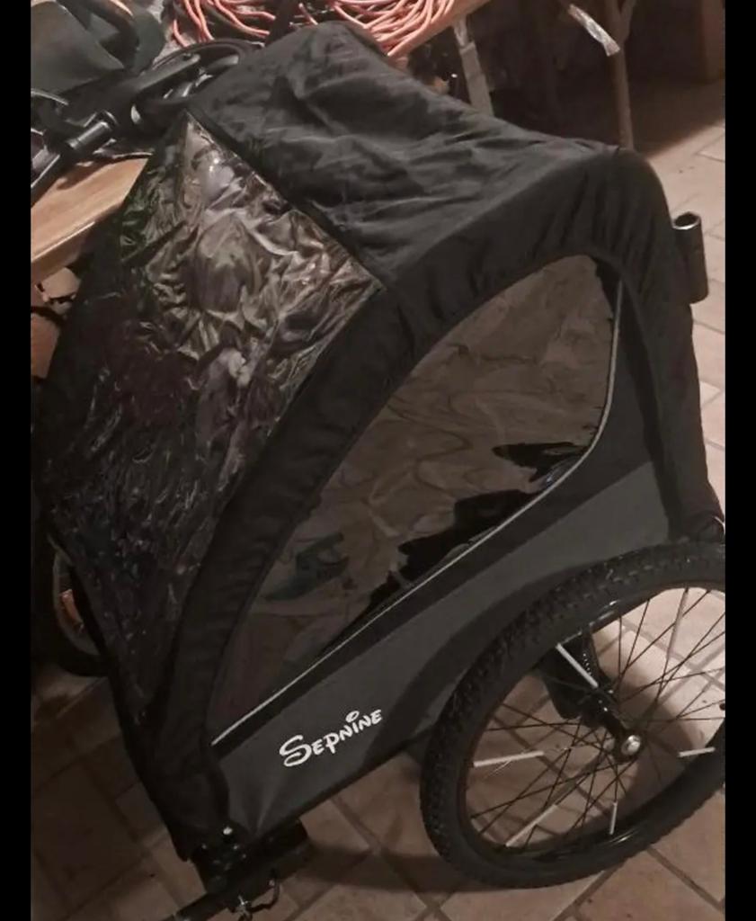 Sepnine Fietskar/Wandelwagen - nieuw, Fietsen en Brommers, Ophalen, Opvouwbaar, Nieuw, 20 tot 40 kg
