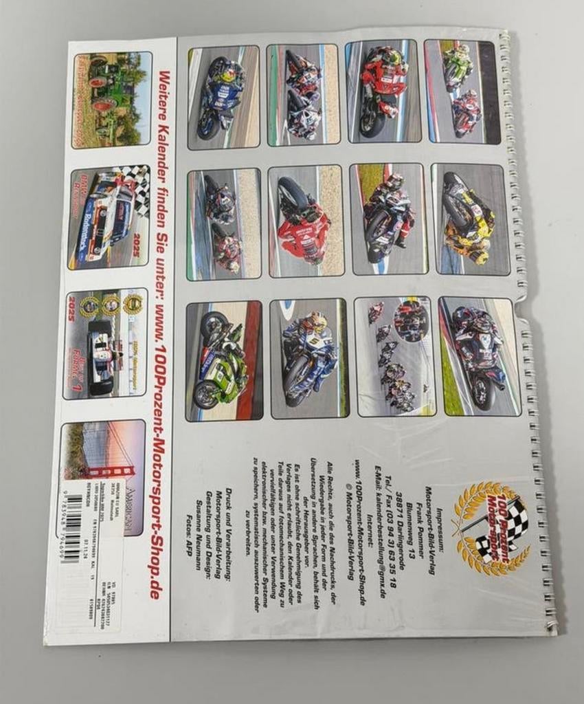 Superbike Wereldkampioenschap (WorldSBK) kalender 2025, Ophalen of Verzenden, Nieuw, Motoren