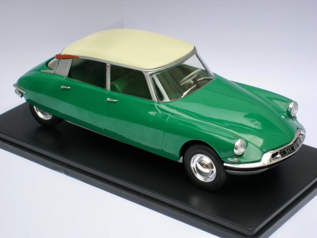 Citroen DS 19 1956 lentegroen Auto Vintage Italië 1:24, Ophalen of Verzenden, Nieuw, Auto, Overige merken