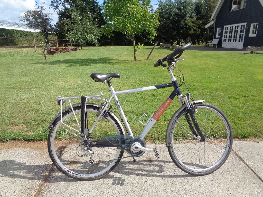 Multicycle Elegance heren toerfiets -9 versn./57 fr./28 inch, Gebruikt, Vering, Velgrem, 57 tot 61 cm