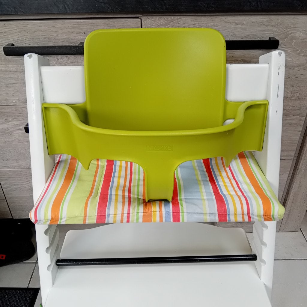 Stokke baby set, Ophalen of Verzenden, Gebruikt, Meegroeistoel, Gordel(s)