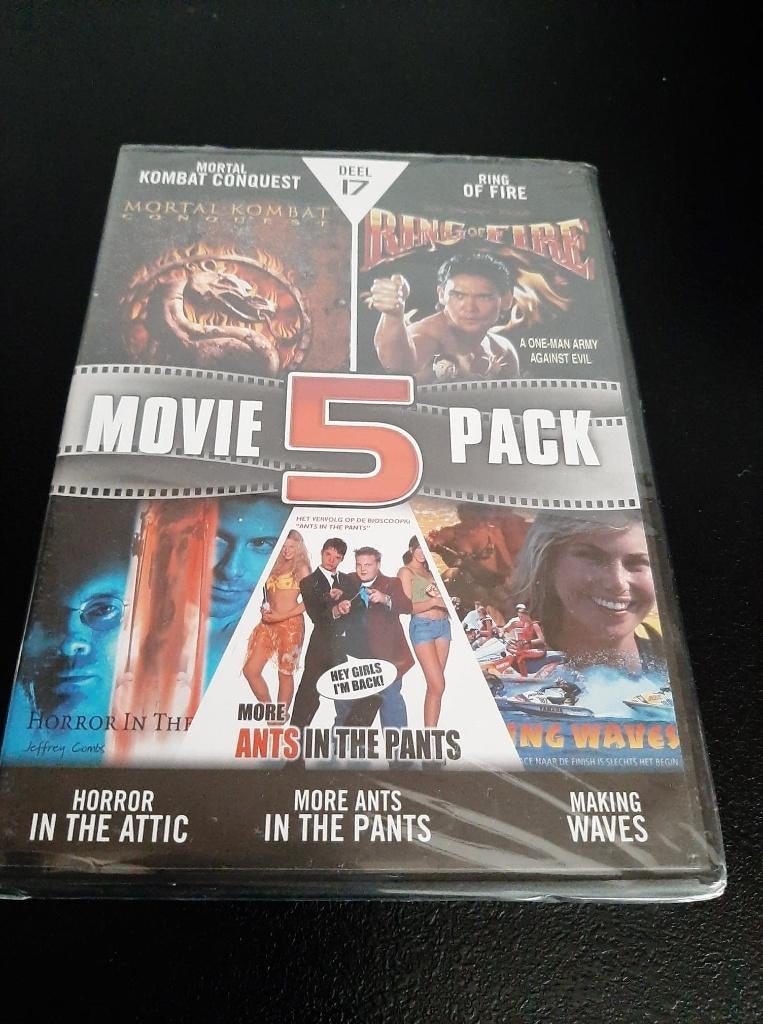 Movie 5 pack deel 17 (nieuw in seal)!, Vanaf 16 jaar, Ophalen of Verzenden, Nieuw in verpakking