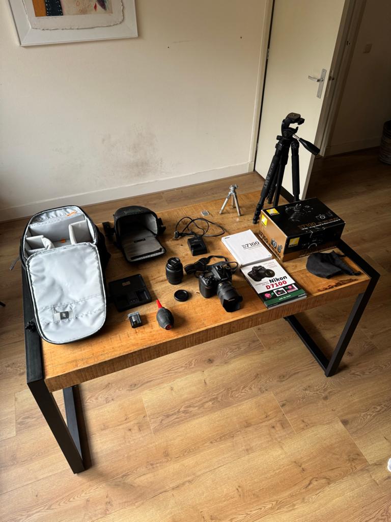 Nikon D7100 Spiegelreflexcamera met accessoires, Ophalen, Spiegelreflex, Zo goed als nieuw, Nikon