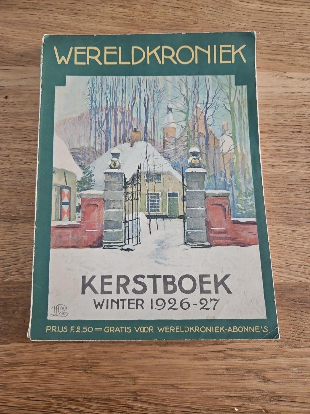 Wereldkroniek Kerstboek Winter 1926-1927 – Vintage, Boeken, Ophalen of Verzenden, Gelezen