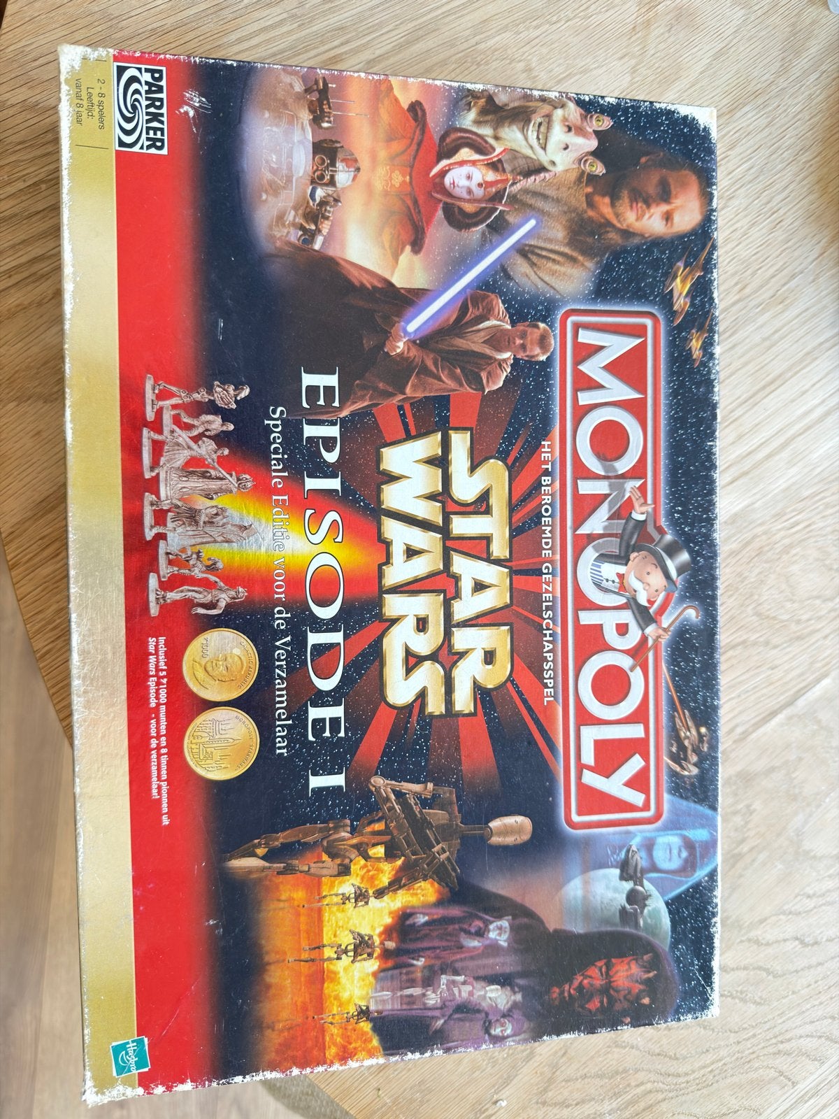 Monopoly Star Wars Episode I - Speciale Editie, Drie of vier spelers, Ophalen of Verzenden, Gebruikt
