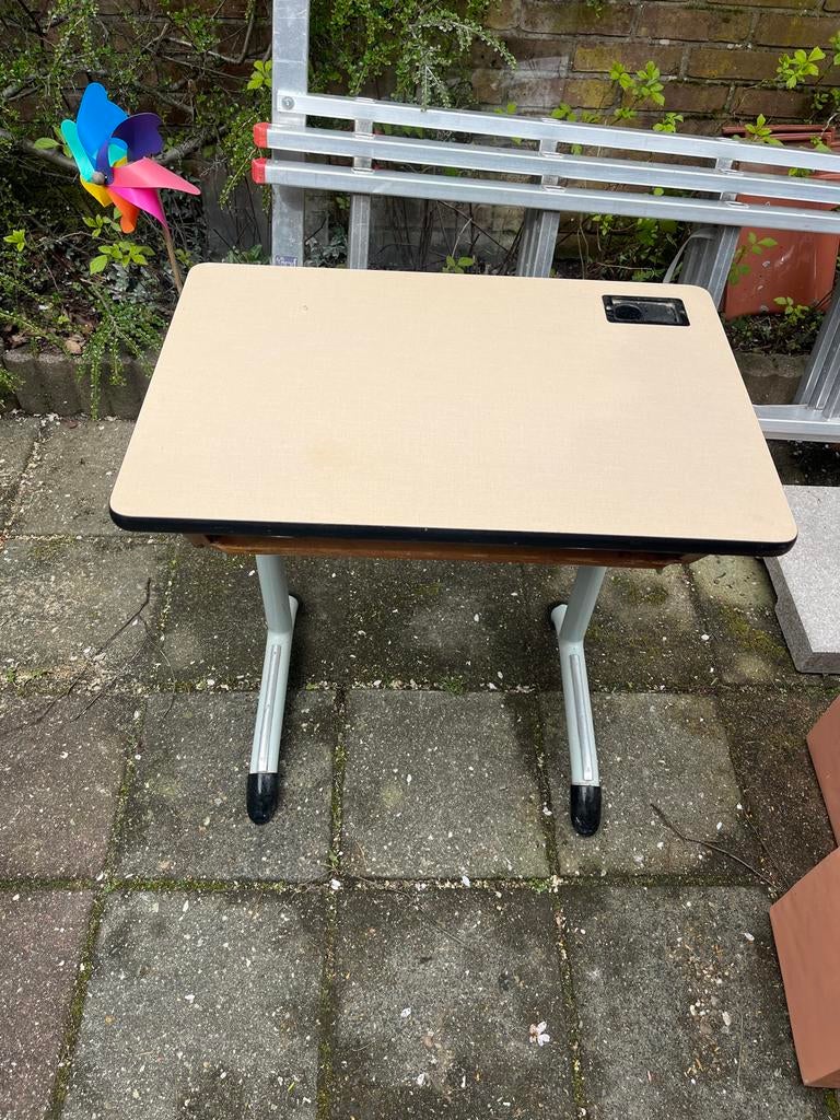 Vintage kinder bureau met Formica blad, Ophalen, Gebruikt, Tafel(s)