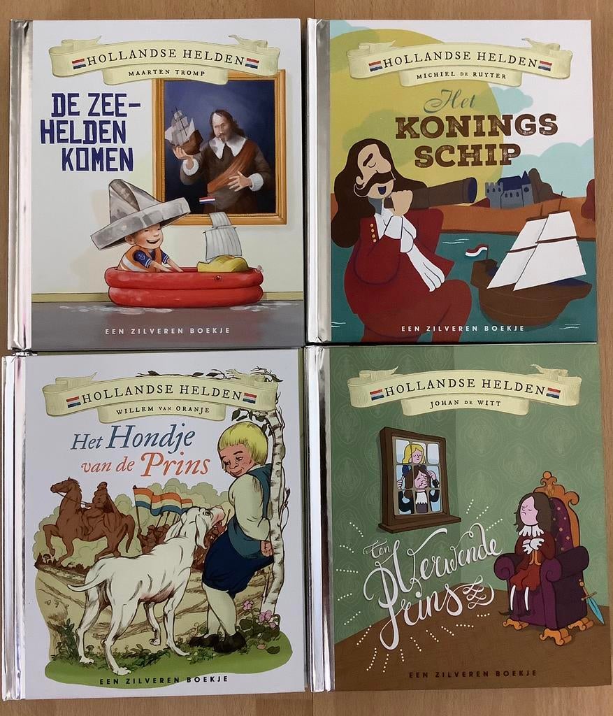 Hollandse helden zilveren hardcore boekjes 15 stuks 1 prijs., Zo goed als nieuw
