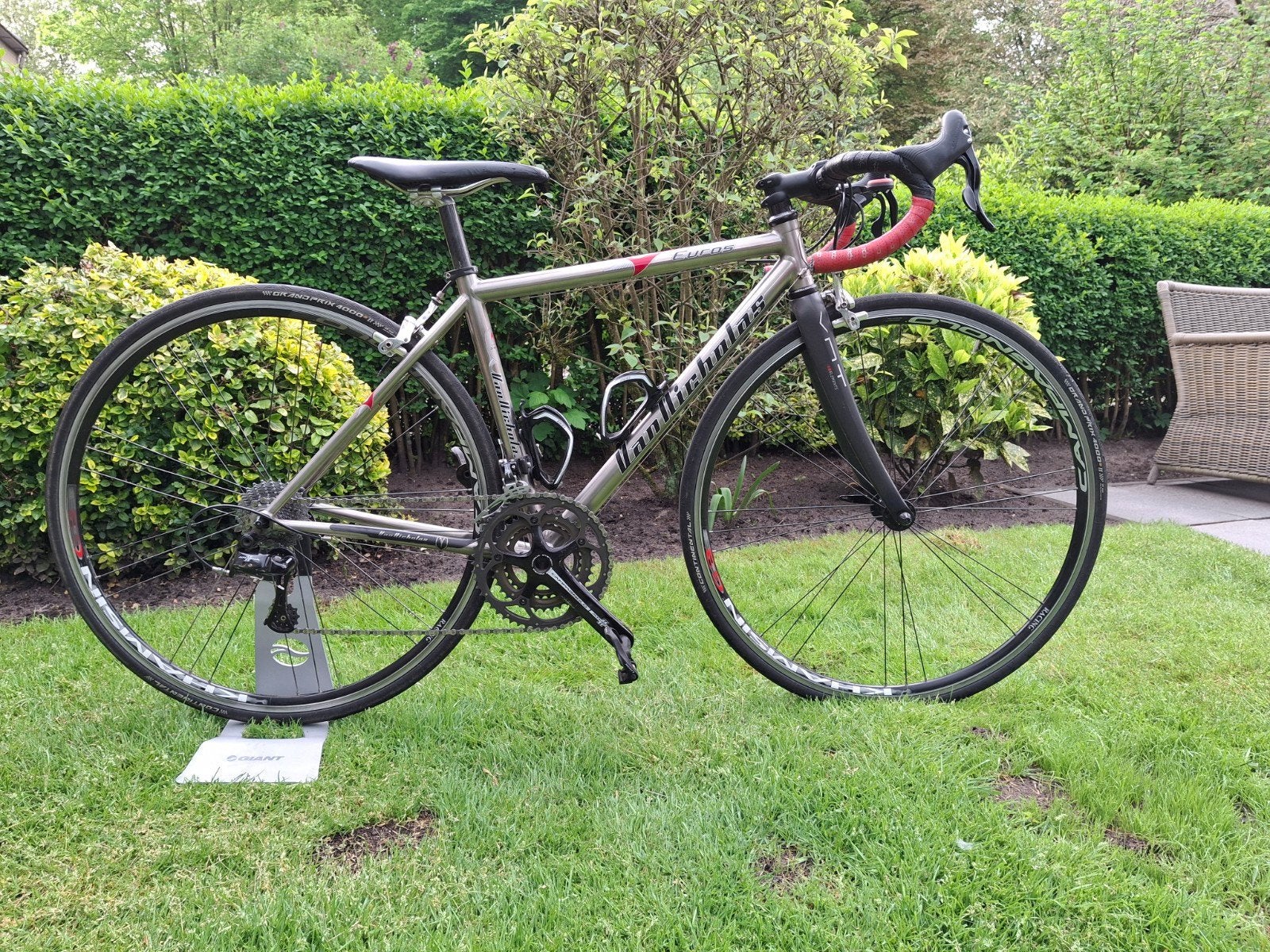 VanNicholas titanium racefiets 48cm Campagnolo Athena, Fietsen en Brommers, Fietsen | Racefietsen, Ophalen