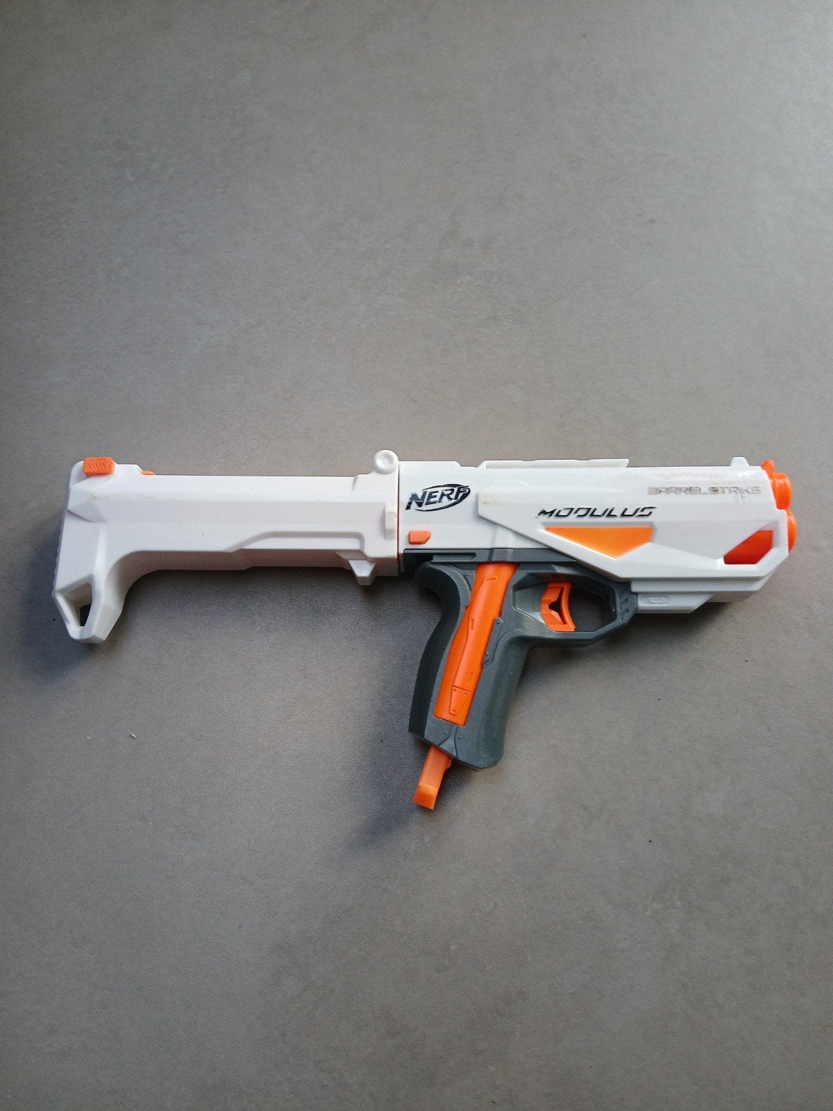 nerf modulus barrelstrike, Ophalen of Verzenden, Gebruikt