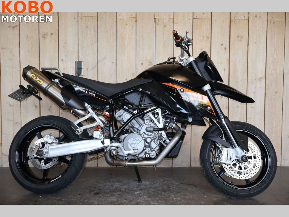 KTM 990 SUPERMOTO (bj 2010), 2 cilinders, KTM, Motorrijbewijs A, Bedrijf