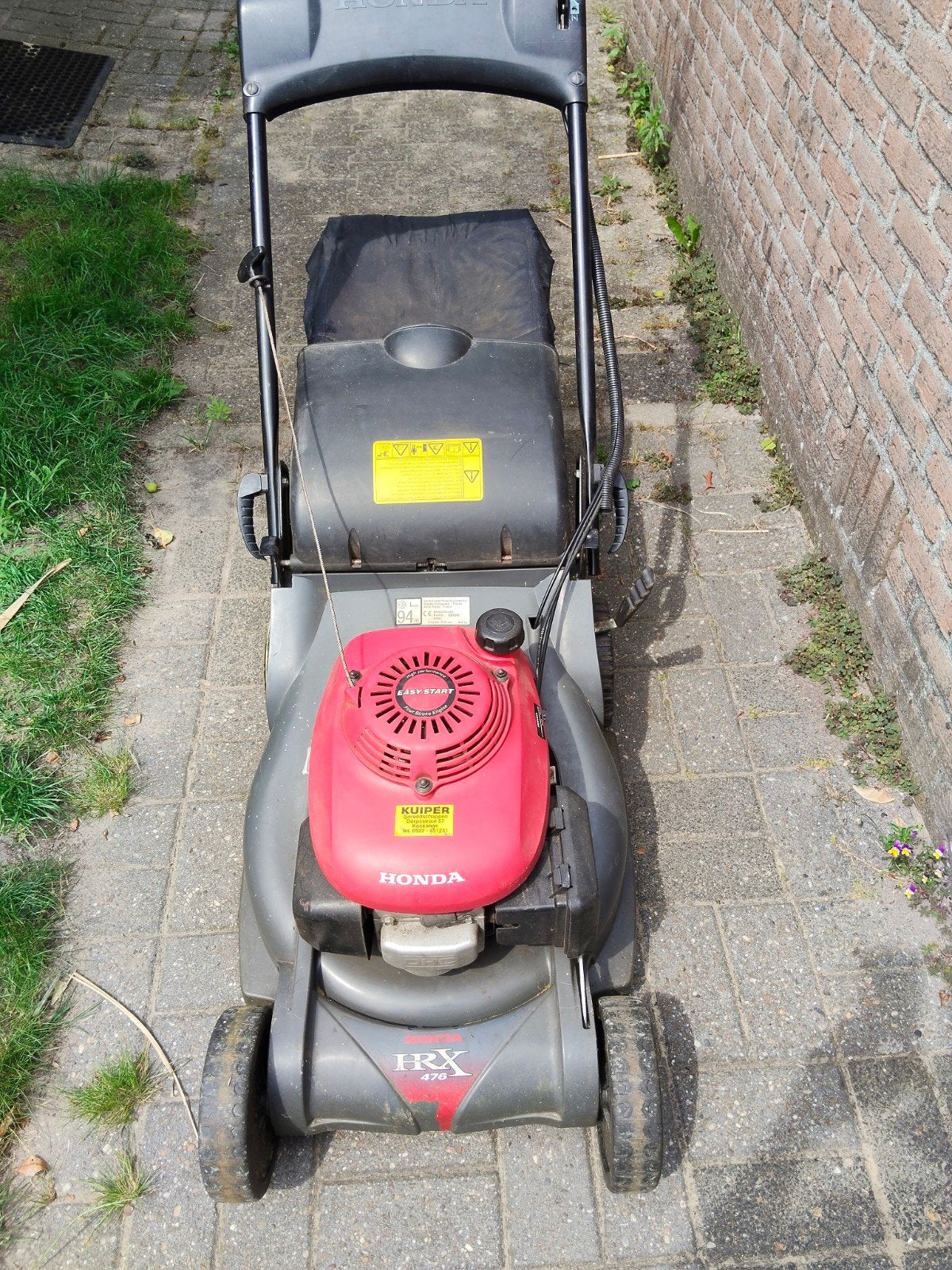 Honda HRX476 maaimachine, Tuin en Terras, Ophalen, Gebruikt