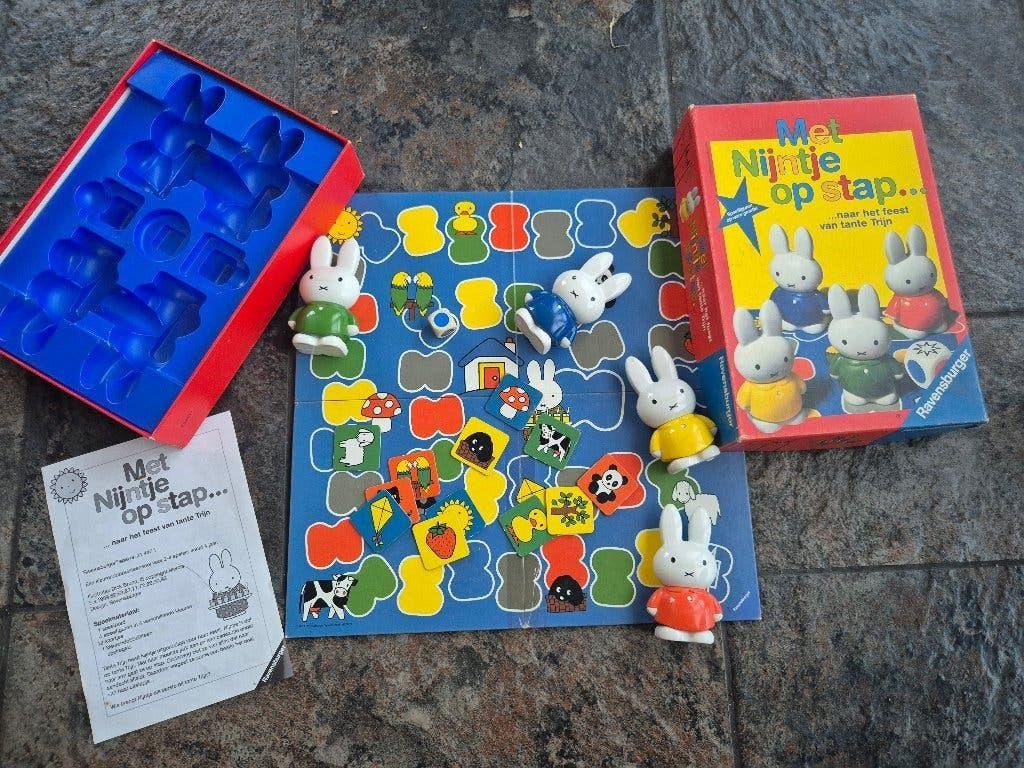 Bordspel Met Nijntje op stap - 4+ - 2-4 spelers, Hobby en Vrije tijd, Gezelschapsspellen | Bordspellen, Drie of vier spelers, Ophalen of Verzenden