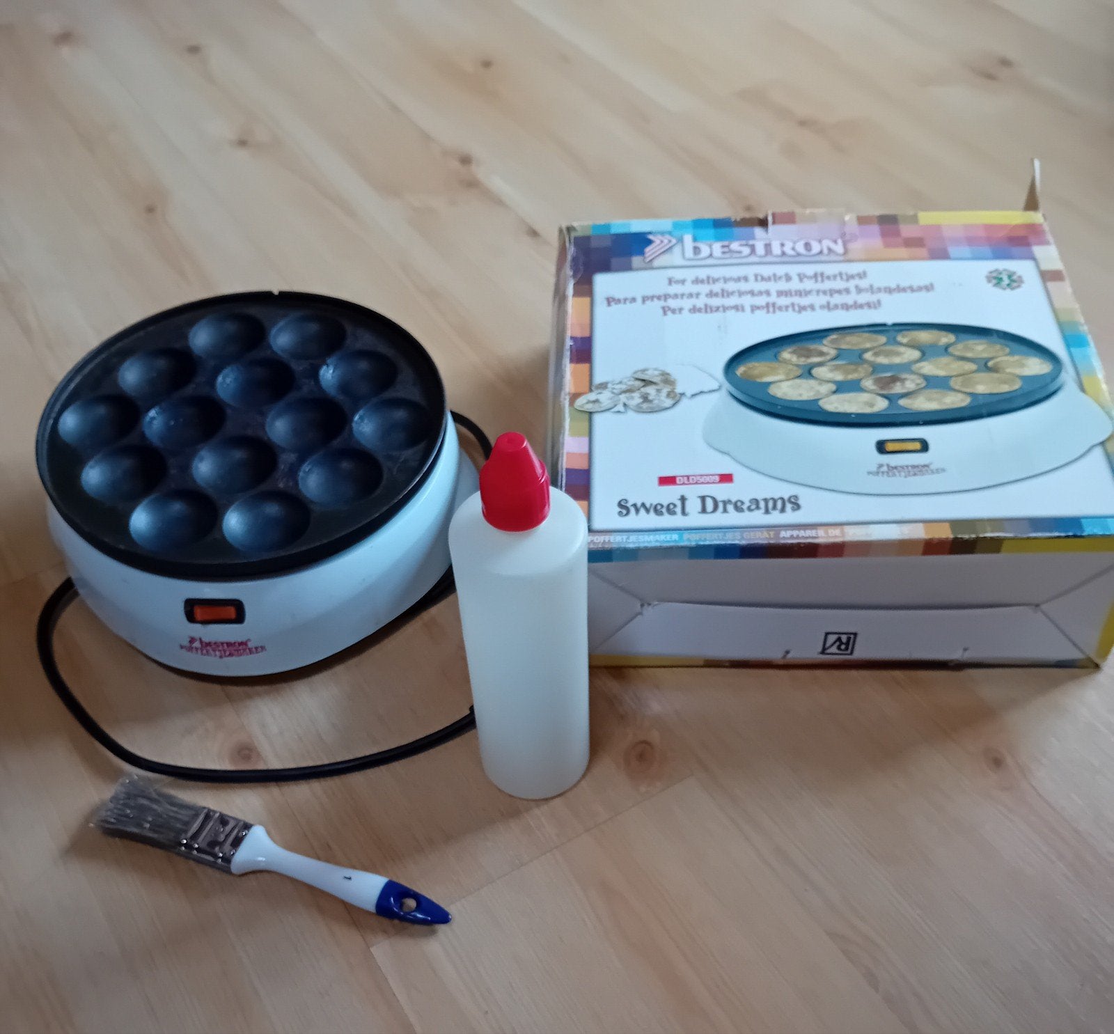 Bestron Poffertjesmaker - Perfect voor heerlijke poffertjes!, Ophalen, Zo goed als nieuw