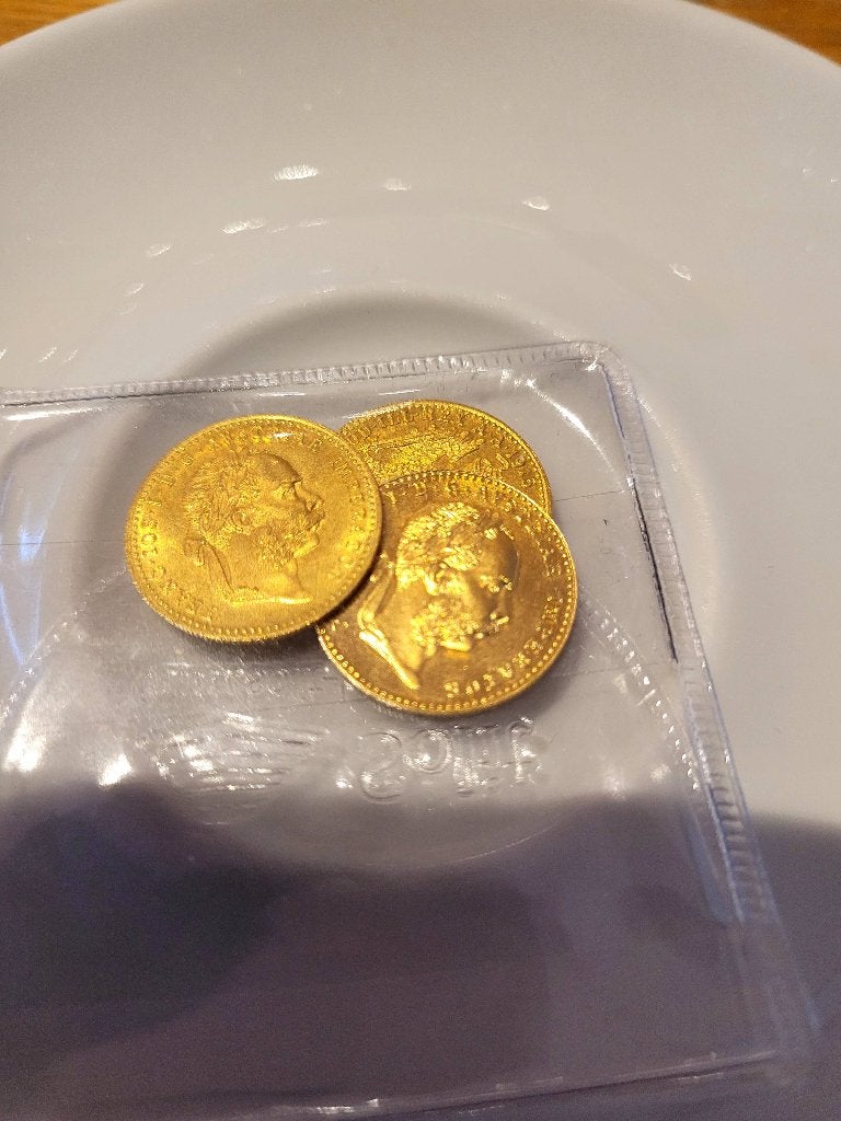 3 x 1 gouden Oostenrijkse dukaat, Ophalen of Verzenden, Egypte