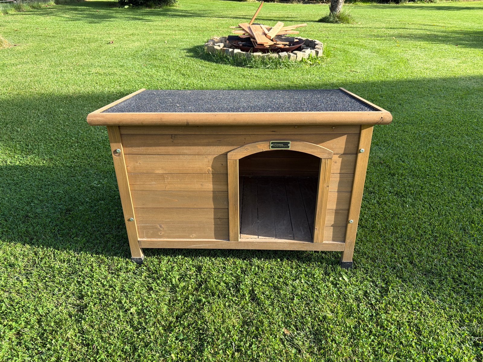 Degelijk houten hondenhok / dierenhok / buitenhok, Dieren en Toebehoren, Ophalen, Zo goed als nieuw, 110 cm of meer, 100 cm of meer