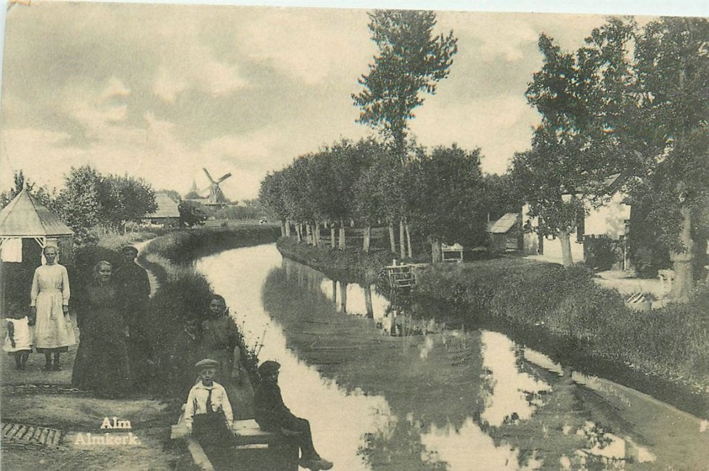 702-093-021 Almkerk Alm, Verzamelen, Verzenden, Voor 1920, Noord-Brabant