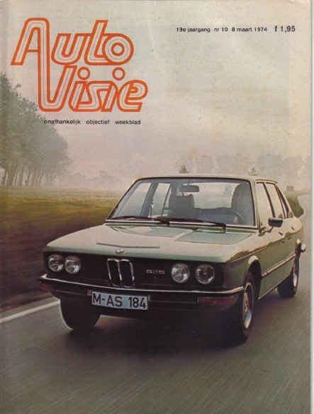 Autovisie 10 1974: Ford Escort RS2000 - VW Scirocco - Lancia, Ophalen of Verzenden, Gelezen, Algemeen