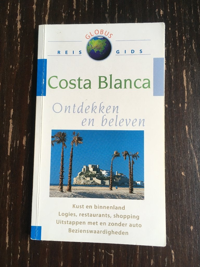 reisgids costa blanca - globus spanje, Overige merken, Europa, Ophalen of Verzenden, Zo goed als nieuw