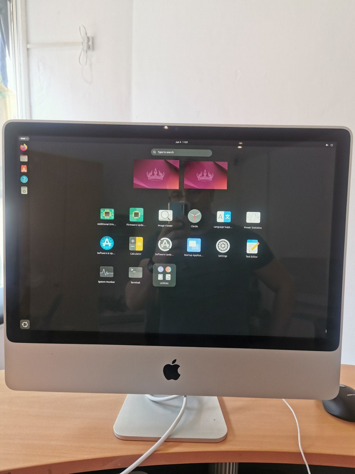 iMac 23 inch met Ubuntu - Ophalen, Computers en Software, Apple Desktops, Gebruikt, iMac, Ophalen