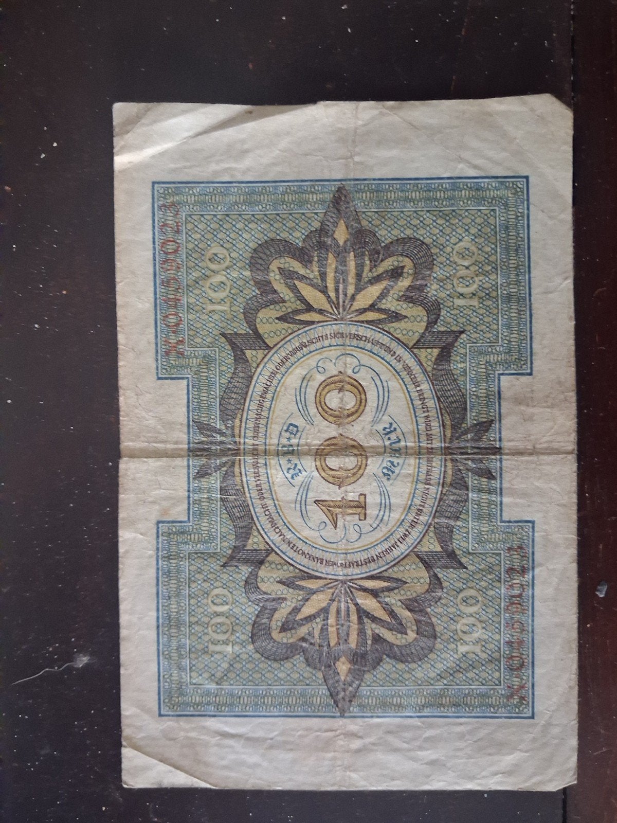 Historisch 100 Mark waardepapier uit Duitsland, Ophalen of Verzenden, Voor 1920, Overige typen