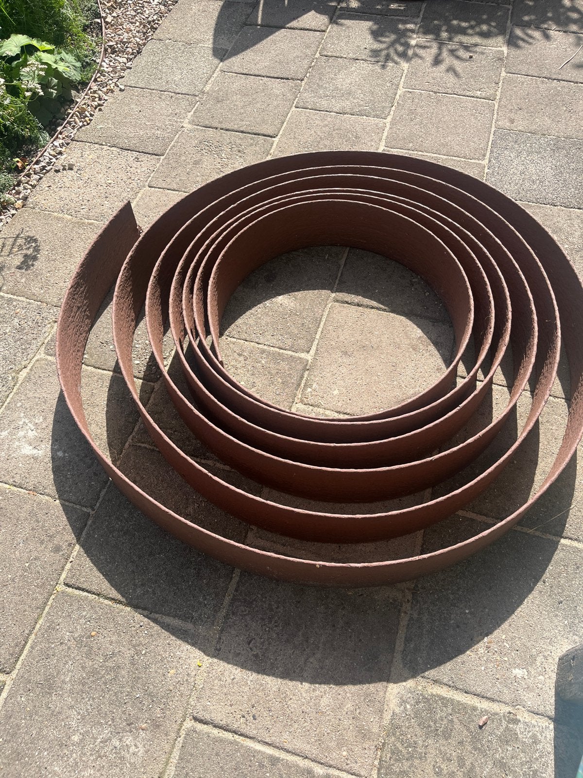Ekoboard Borderrand 14 cm hoog, 15 meter lang, Ophalen, Kunststof, Border, Minder dan 25 cm