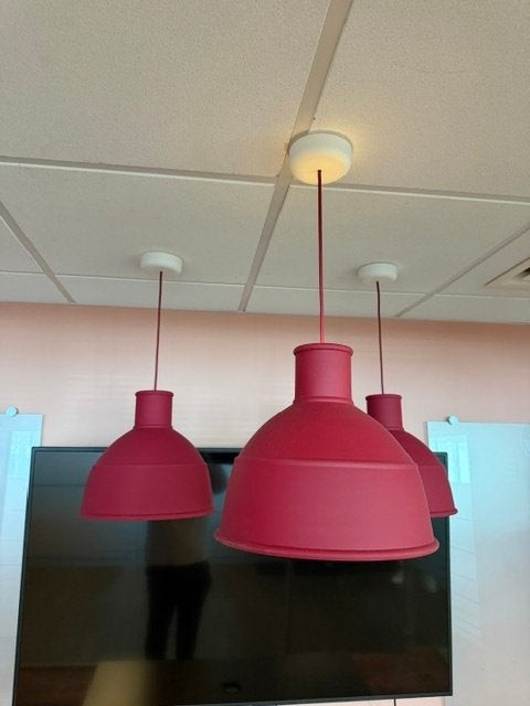 SET - Design MUUTO Unfold Pendant Hanglampen / lampen, 1 set, Ophalen of Verzenden, Gebruikt