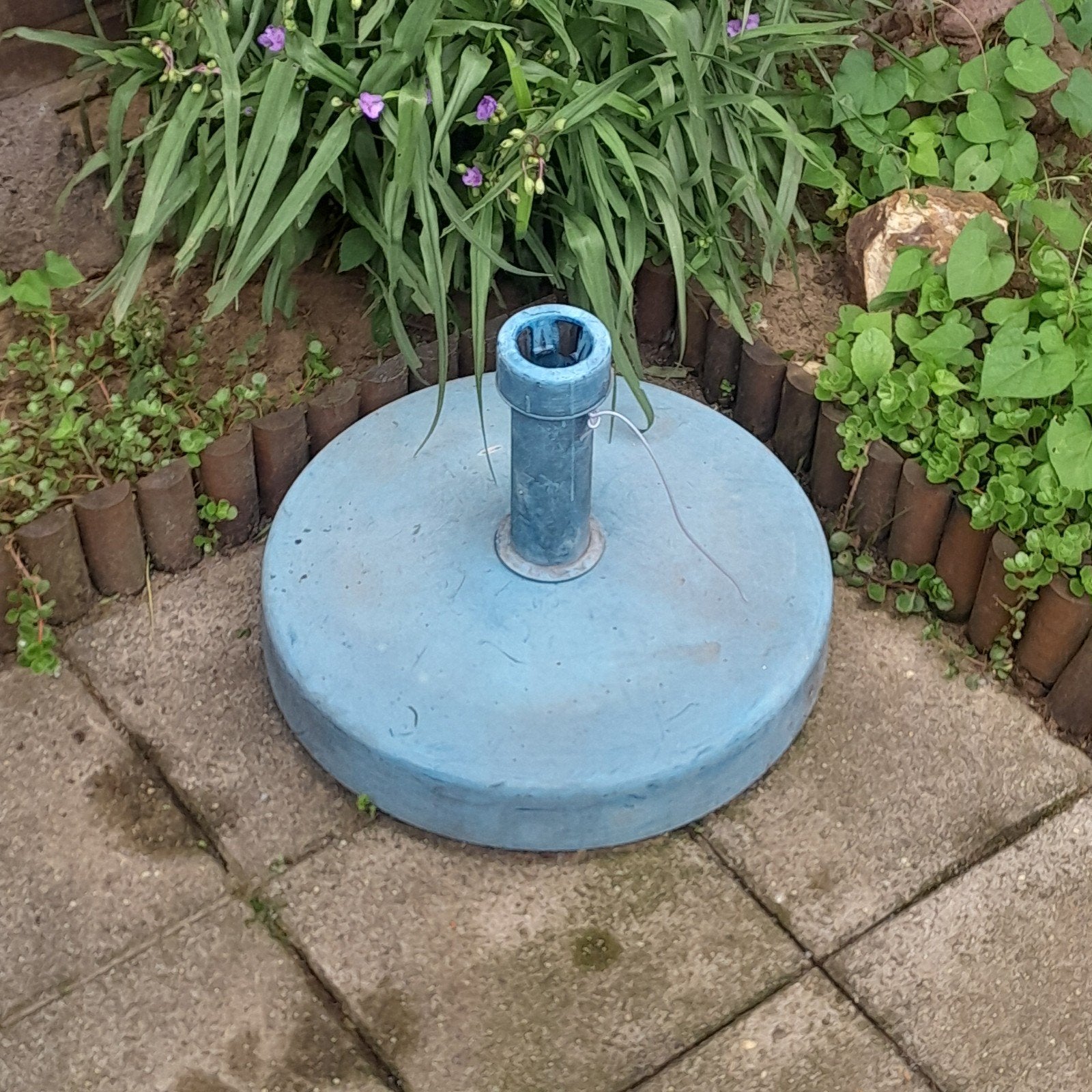 Parasolvoet gratis, Tuin en Terras, Parasols, Ophalen, Gebruikt, Minder dan 1 meter, Parasolvoet
