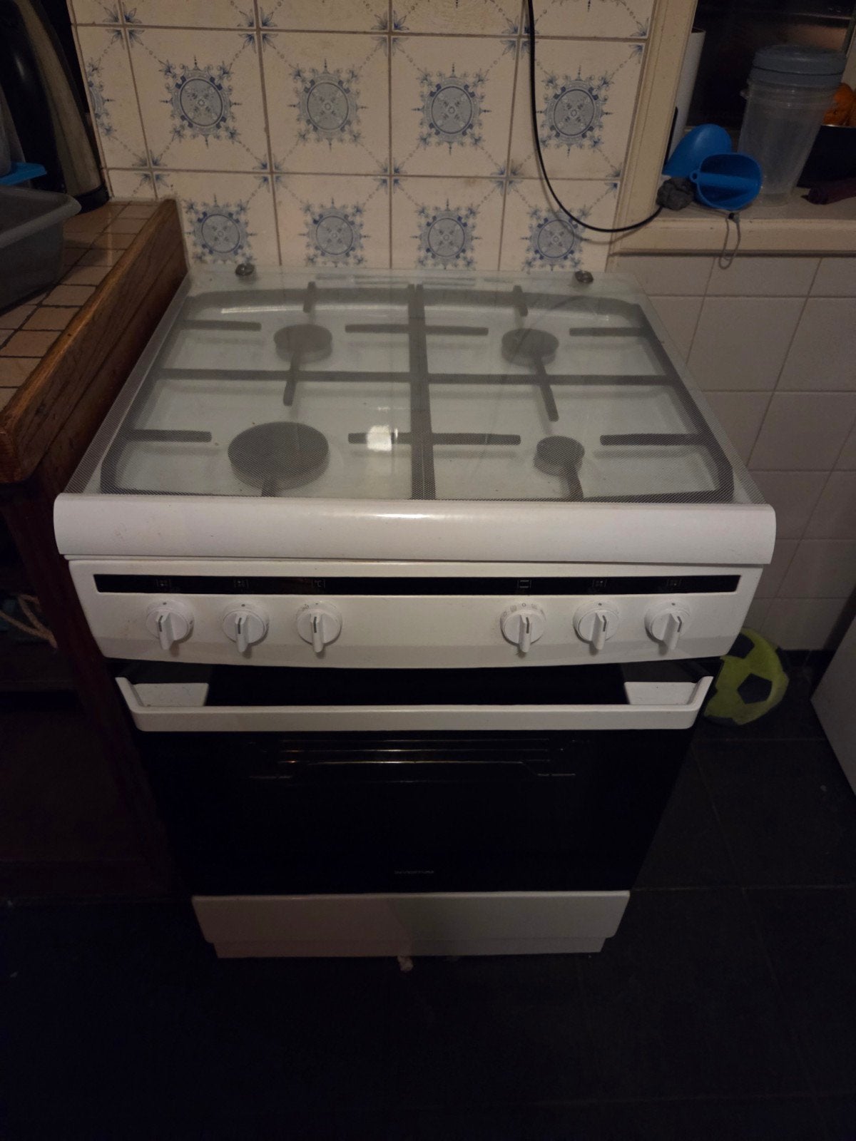Inventum gasfornuis met elektrische oven - 4 pitten, Ophalen, 4 kookzones, Zo goed als nieuw, Gas