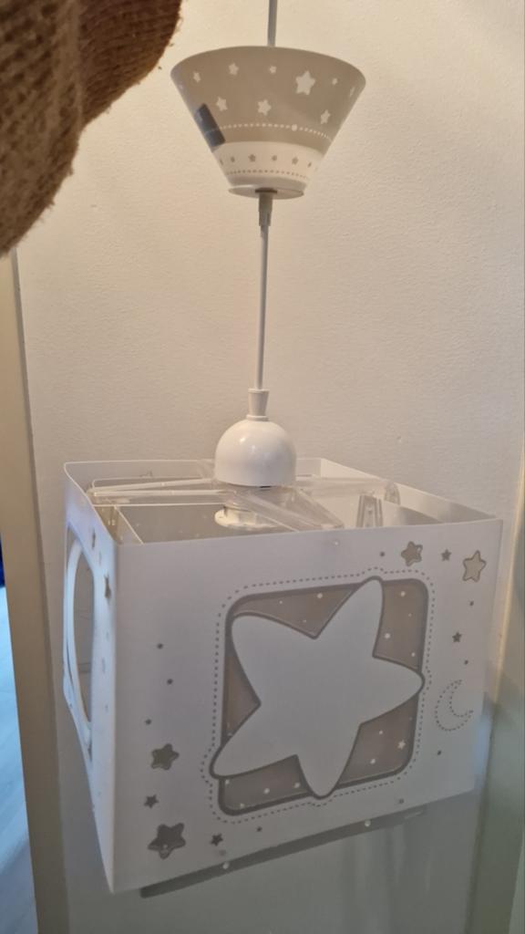 Hanglamp voor baby- of kinderkamer, Ophalen, Gebruikt, Overige materialen, Kinderkamer, Sterren, Maan