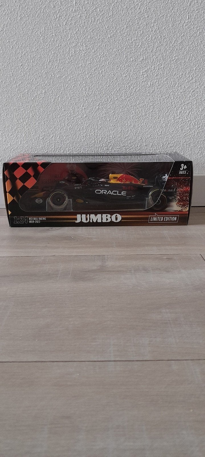 Max Verstappen Formule 1 Auto 1:24 - Jumbo Limited Edition, Ophalen of Verzenden, Nieuw, Formule 1