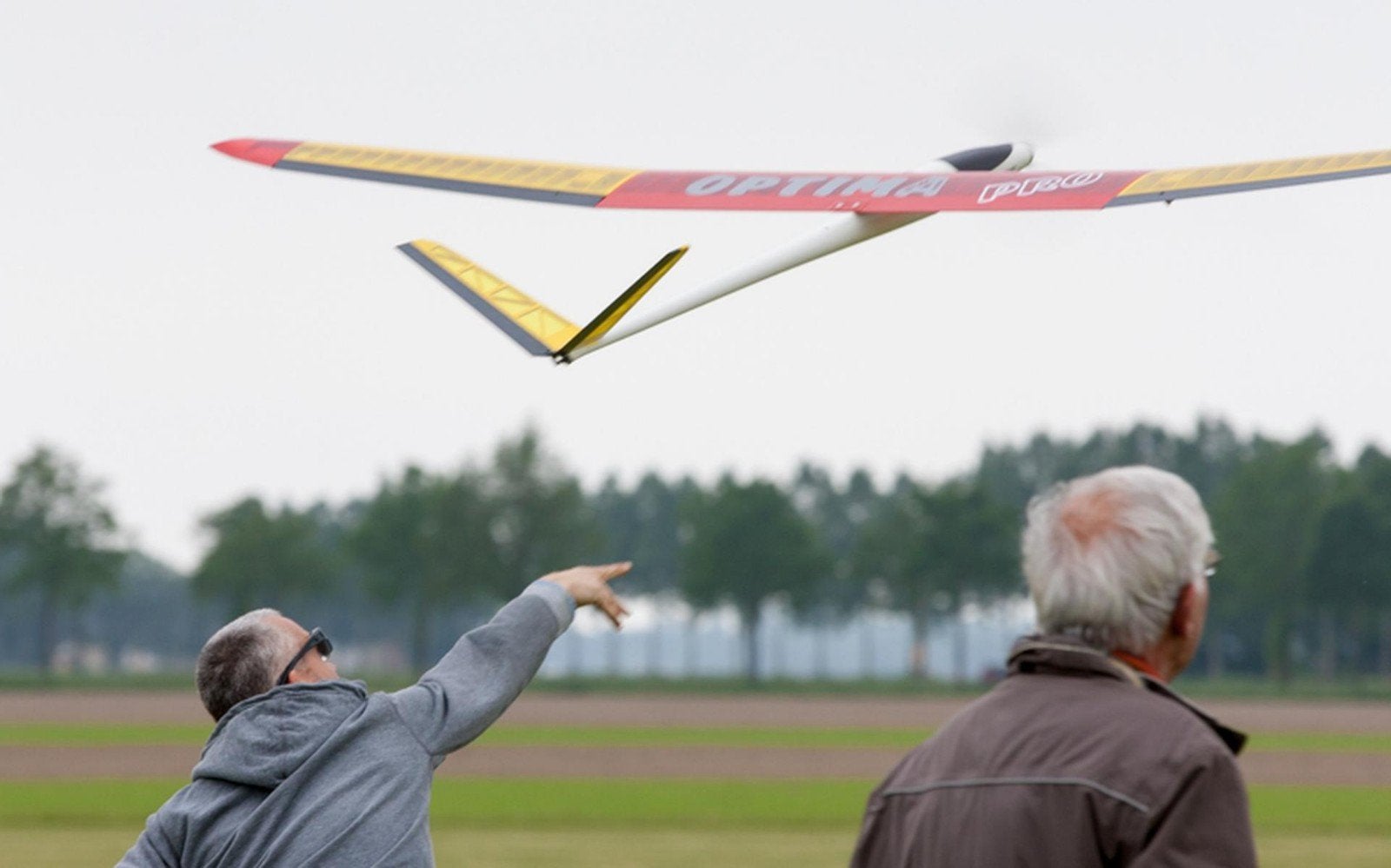 RC Zweefvliegtuig Optima Pro - Zo goed als nieuw, Ophalen