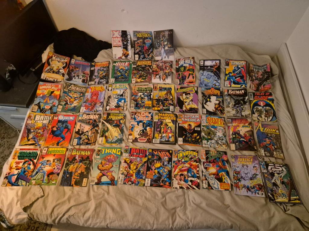 43x Marvel & DC comics collection Batman, Silver Surfer etc, Meerdere comics, Ophalen, Zo goed als nieuw, Amerika