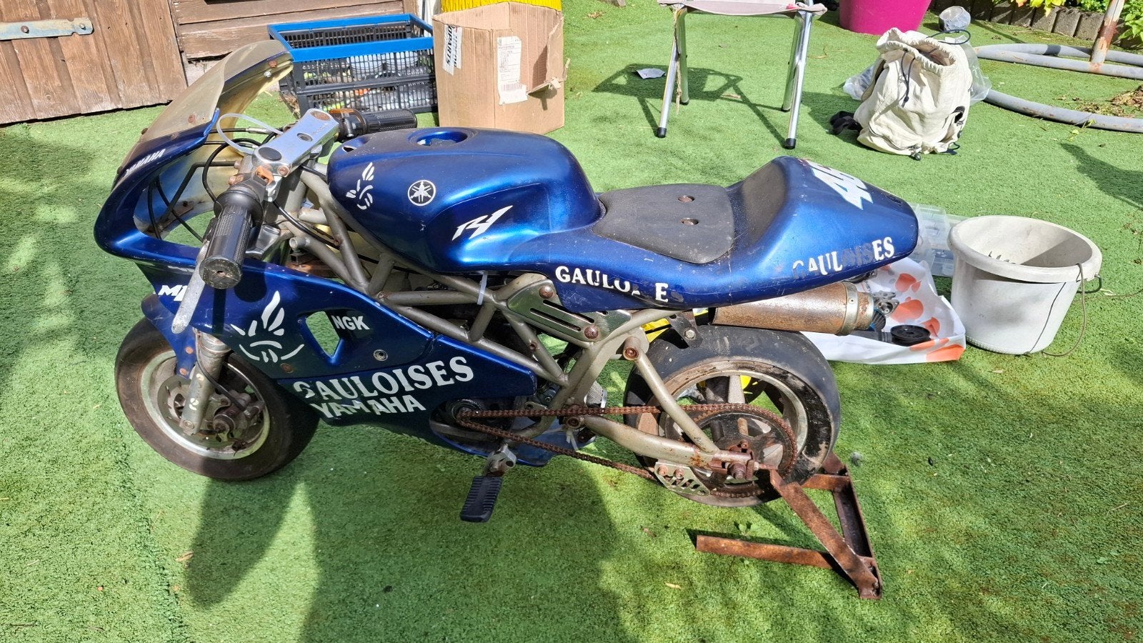 Goede minibike + veel onderdelen MOET WEG, Ophalen, Gebruikt, Overige typen