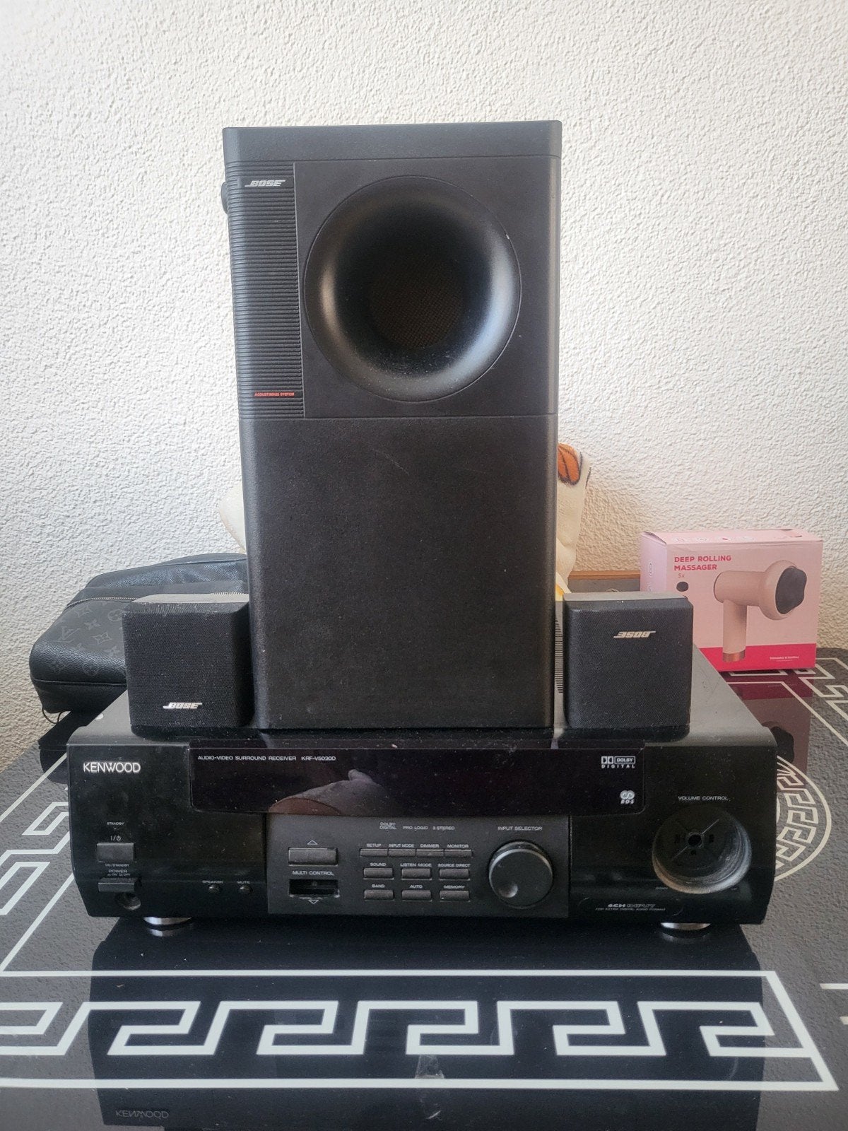 Bose Acoustimass 3 Series IV Speaker Systeem met Kenwood, Overige merken, Ophalen of Verzenden, Minder dan 40 watt, Overige spelers