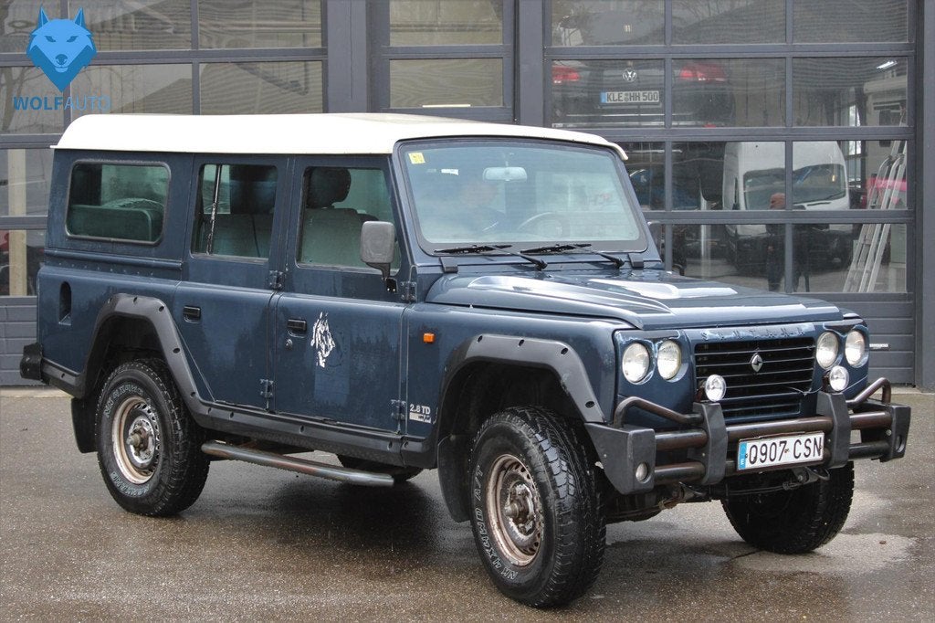 Land Rover Defender 110 Td5 Santana ORIGINEEL! 2.8, Auto's, Stof, Gebruikt, Blauw, SUV of Terreinwagen