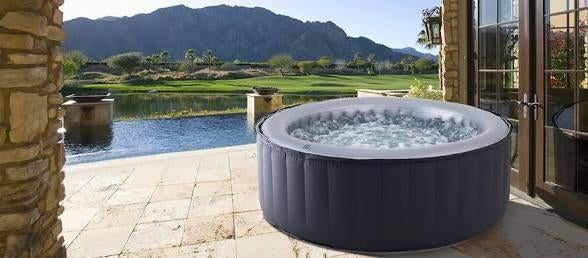 Mspa jacuzzi, Tuin en Terras, Bubbelbaden en Hottubs, Ophalen, Zo goed als nieuw, Filter, Opblaasbaar
