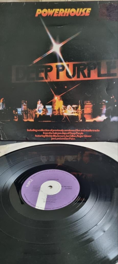 Deep Purple - Powerhouse LP (1977) - Zeldzame Rock Vinyl, Cd's en Dvd's, Vinyl | Rock, Gebruikt, Ophalen of Verzenden, 1970 - 1979