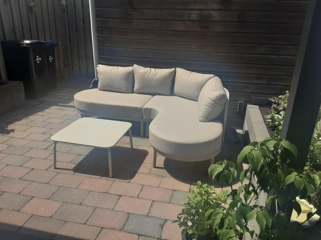 loungeset, Tuin en Terras, Tuinsets en Loungesets, Ophalen, 4 zitplaatsen, Bank, Loungeset