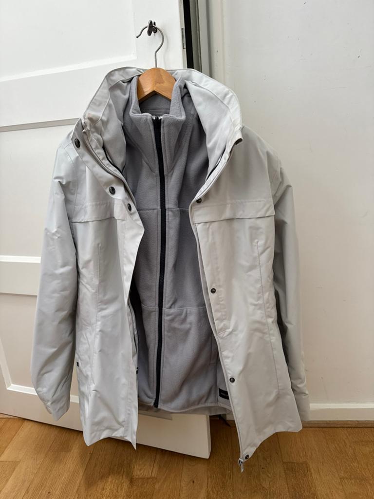 Outdoor jas, dames, met uitneembare fleece. Maat L, Sport en Fitness, Bergsport en Wandelen, Ophalen, Gebruikt, Kleding