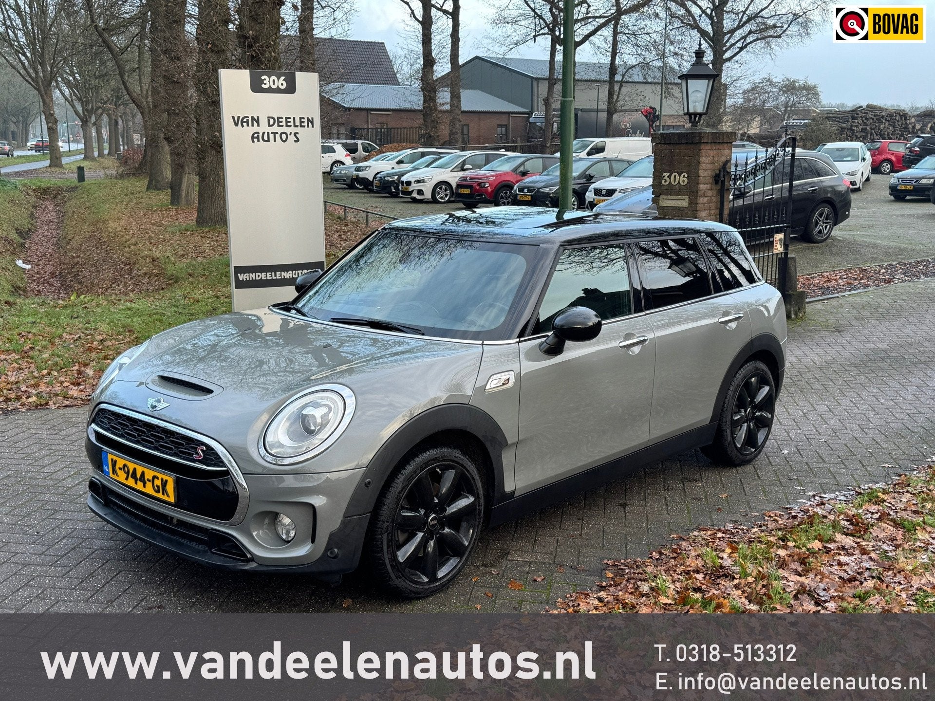 Mini Mini Clubman 2.0 Cooper S Panoramadak/Leder/Carplay, Auto's, 1998 cc, Gebruikt, Verwarmde buitenspiegels, 17 km/l