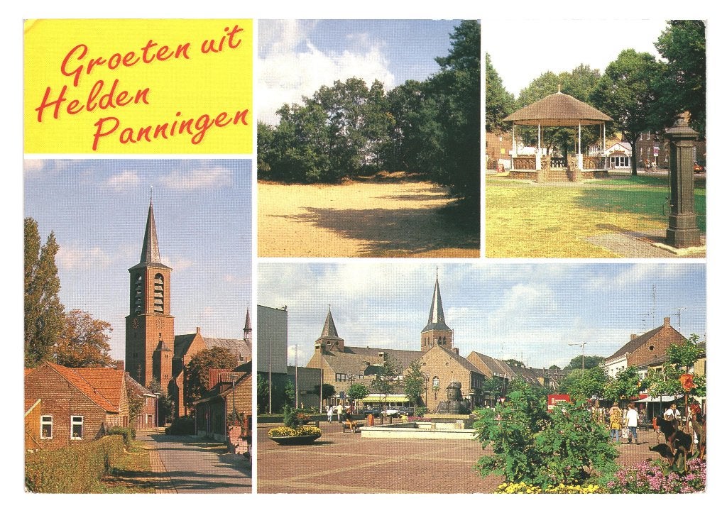 41752 Helden Panningen L 80+ Leuke oude kaart Onbeschreven, Verzamelen, Ansichtkaarten | Nederland, Ophalen of Verzenden, 1980 tot heden